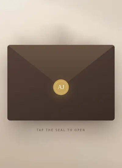 Kraft Envelope invitation design